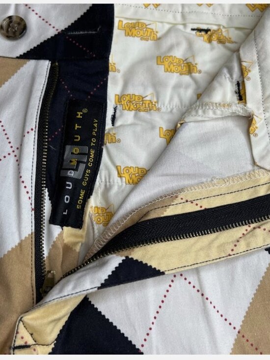 Loudmouth Multicolor Golf Pants Size 30x32 1/2 Sport Custom Taylored - Picture 3 of 7